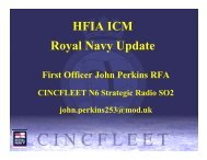 20060717 Royal Navy Update to HFIA ICM July 06