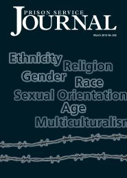 Prison Service Journal - Centre for Crime and Justice Studies