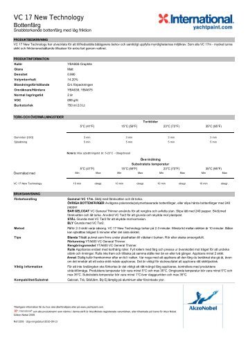 VC 17 New Technology - Yachtpaint.com