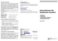 Informationen Zur Mehrspartenhauseinfa Hrung Stadtwerke Sundern
