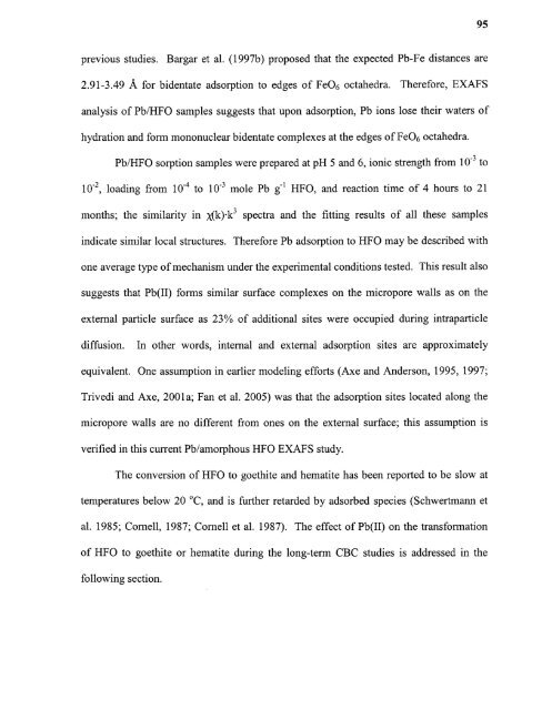 Heavy metal adsorption on iron oxide and iron oxide-coated silica ...