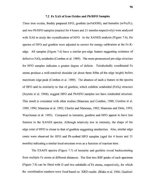 Heavy metal adsorption on iron oxide and iron oxide-coated silica ...