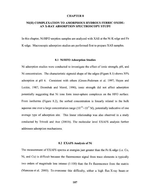 Heavy metal adsorption on iron oxide and iron oxide-coated silica ...