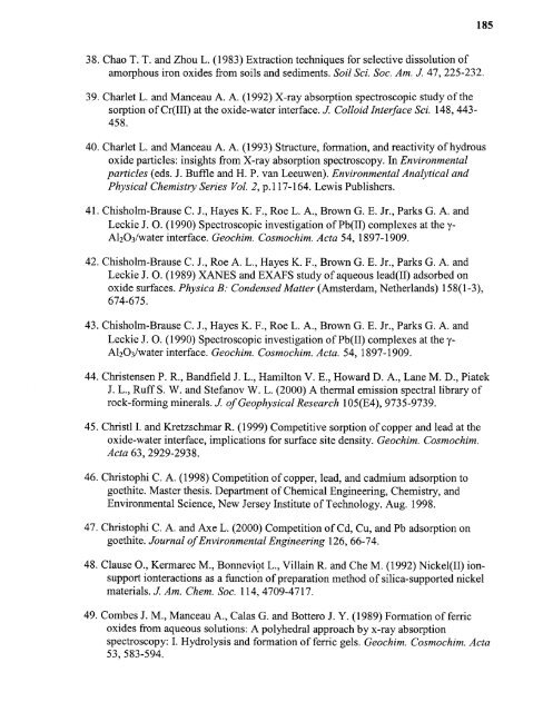 Heavy metal adsorption on iron oxide and iron oxide-coated silica ...