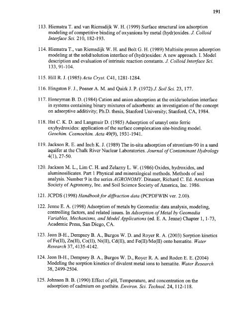 Heavy metal adsorption on iron oxide and iron oxide-coated silica ...