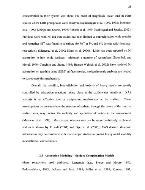 Heavy metal adsorption on iron oxide and iron oxide-coated silica ...