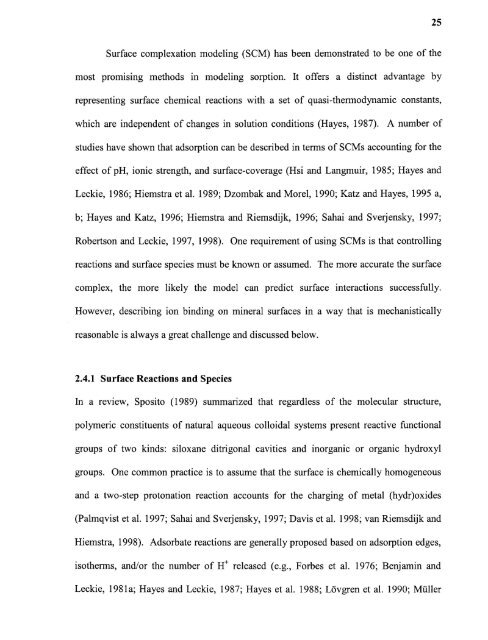 Heavy metal adsorption on iron oxide and iron oxide-coated silica ...