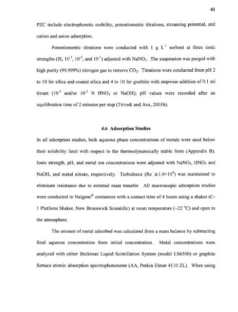 Heavy metal adsorption on iron oxide and iron oxide-coated silica ...