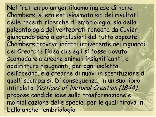 Da dopo Lamarck a Haeckel - Naturalmente