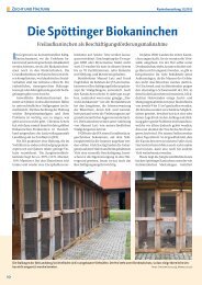 Die Spöttinger Biokaninchen - Kaninchenzeitung.de