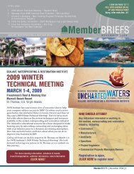 2009 Winter technical Meeting - the Sealant, Waterproofing and ...