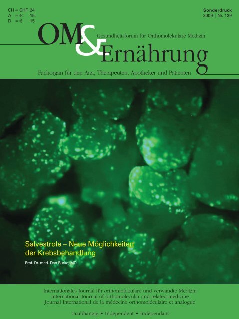 Salvestrole Die Antwort Der Natur Auf Krebs Salvestrole â Neue MÃ¶glichkeiten der Krebsbehandlung Salvestrole