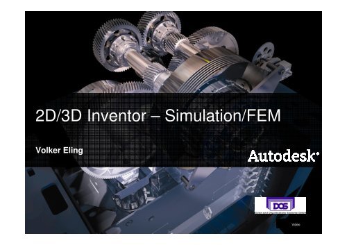 2D/3D Inventor – Simulation/FEM