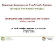 Programa de ConservaciÃ³n de Ãreas Naturales Protegidas Fondo ...