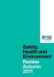 Safety, Health and Environment Review Autumn 2011 - Energy ...