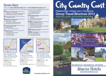 Group Travel Brochure 2013 - Abacus Hotels