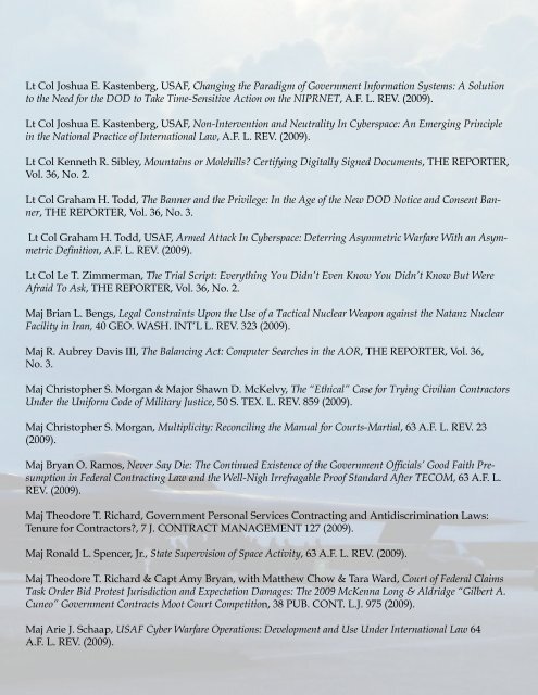 Jag Corps Scholarlyarticl