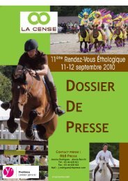 Dossier de presse - Haras de la Cense - 190710 - RB Presse