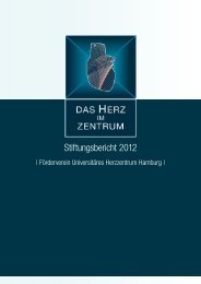 Stiftungsbericht 2012 - Das Herz im Zentrum - Herzzentrum ...