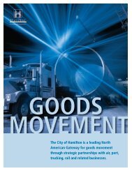 Hamilton Goods Movement Profile - Hamilton Economic Development