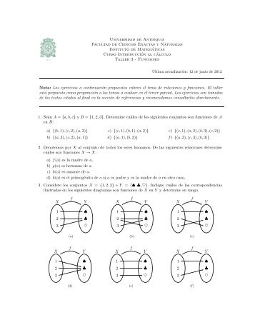 Taller 3 - Universidad de Antioquia