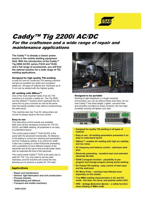 Caddy™ 2200i AC/DC