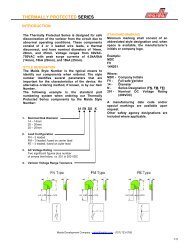 Thermally Protected Series - Maida Development Company