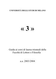 guida ai corsi triennali 03-04.pdf - Dipartimento di Filosofia ...