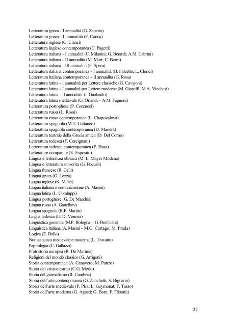 guida ai corsi triennali 03-04.pdf - Dipartimento di Filosofia ...