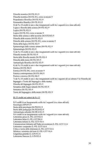 guida ai corsi triennali 03-04.pdf - Dipartimento di Filosofia ...