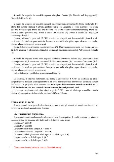 guida ai corsi triennali 03-04.pdf - Dipartimento di Filosofia ...