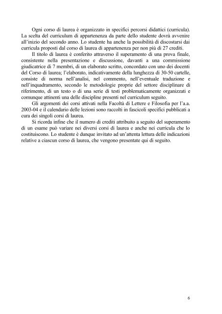 guida ai corsi triennali 03-04.pdf - Dipartimento di Filosofia ...