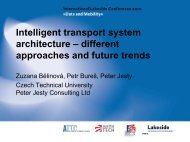 Intelligent Transport System Architecture - Lakeside Conference