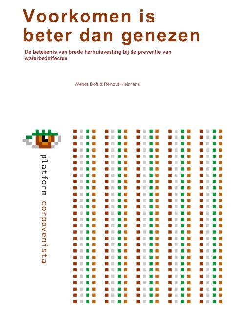 'Voorkomen is beter dan genezen - de betekenis van ... - Kennisbank
