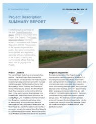 Project Description: SUMMARY REPORT - Veresen