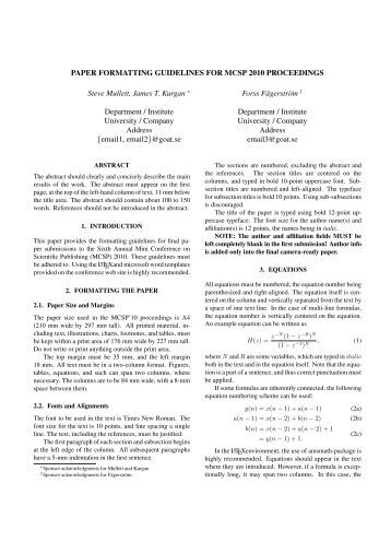 running head sample apa 1 sample apa formatted paper for apa format instructions