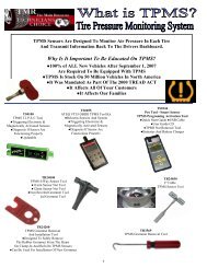 TPMS Application Chart 1 Make - The Main Resource