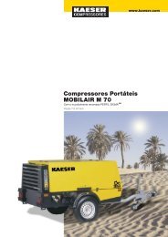 Compressores PortÃ¡teis MOBILAIR M 70 - Kaeser