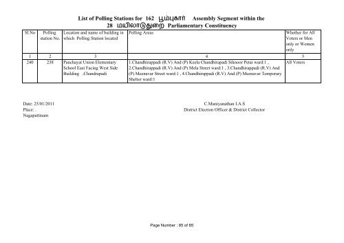 Poompuhar - Elections.tn.gov.in