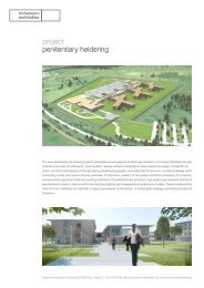 project penitentiary heidering - Hohensinn Architektur