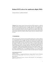 Robust FETI solvers for multiscale elliptic PDEs - Department of ...