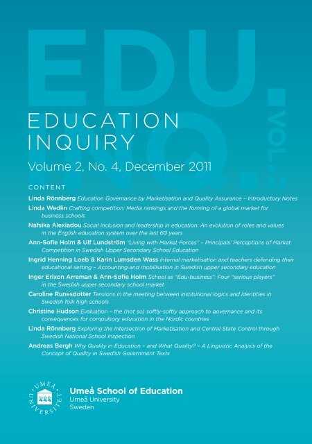 Social inclusion and leadership in education: An evolution of roles ...