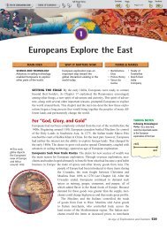 Europeans Explore the East