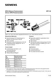 BPY 62 NPN-Silizium-Fototransistor Silicon NPN Phototransistor ...