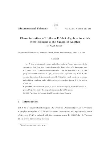 Characterization of Uniform FrÃ©chet Algebras in which every ...