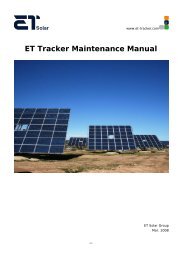 ET Tracker Maintenance Manual - ECO-$MART Home