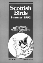 Vol. 18 No.3 ISSN 00389t44 - The Scottish Ornithologists' Club