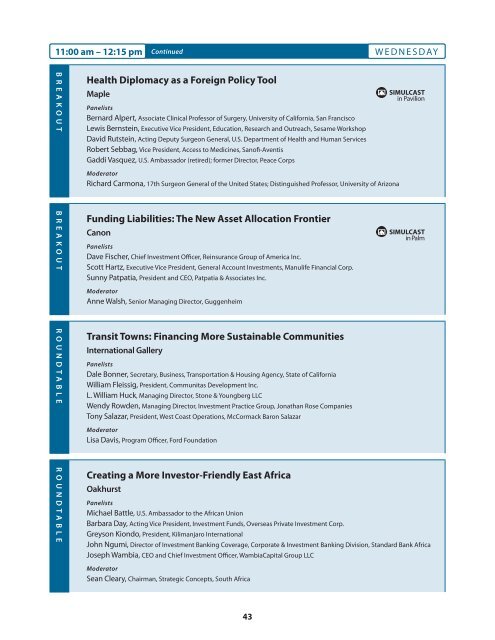 Shaping the Future - Milken Institute