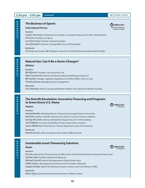 Shaping the Future - Milken Institute