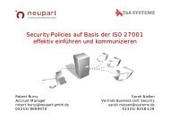 Security-Policies auf Basis der ISO 27001 effektiv einfÃ¼hren und ...